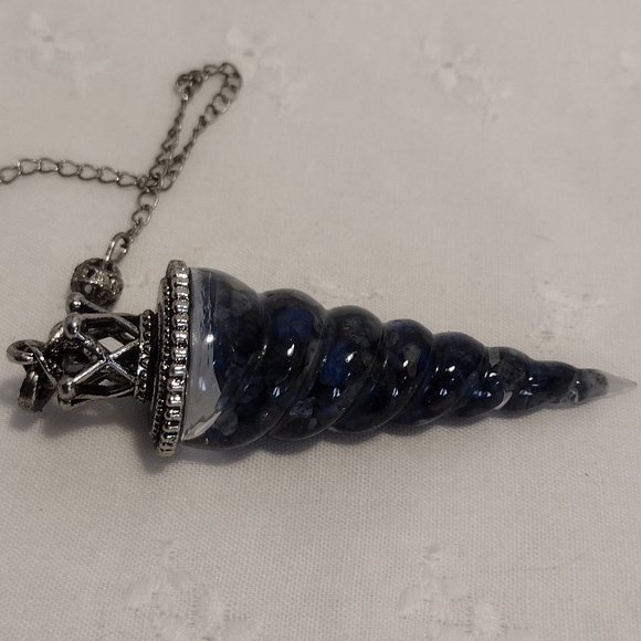 Lapis Lazuli Spiral Pendulum - Picture 5 of 5